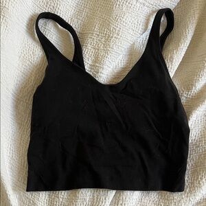 Black Lululemon Align workout top